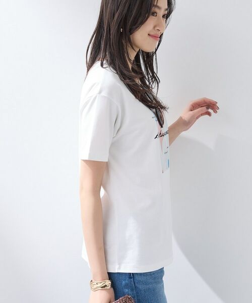 INDIVI / インディヴィ Tシャツ | 【UVケア／選べるグラフィック】スムースジャージグTシャツ | 詳細19