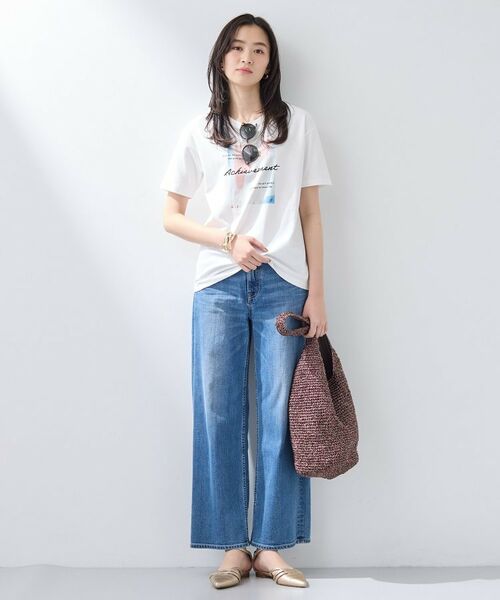 INDIVI / インディヴィ Tシャツ | 【UVケア／選べるグラフィック】スムースジャージグTシャツ | 詳細20