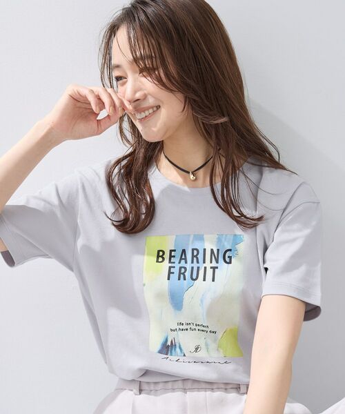 INDIVI / インディヴィ Tシャツ | 【UVケア／選べるグラフィック】スムースジャージグTシャツ | 詳細22