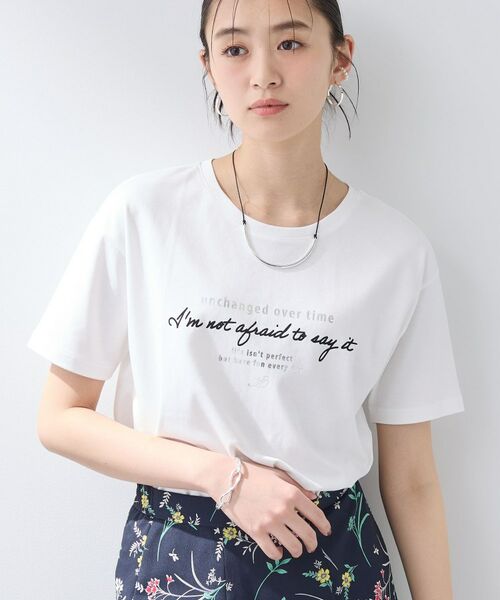 INDIVI / インディヴィ Tシャツ | 【UVケア／選べるグラフィック】スムースジャージグTシャツ | 詳細26