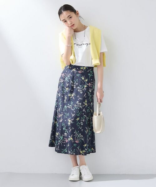 INDIVI / インディヴィ Tシャツ | 【UVケア／選べるグラフィック】スムースジャージグTシャツ | 詳細28