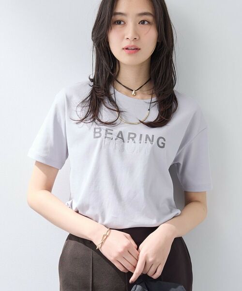 INDIVI / インディヴィ Tシャツ | 【UVケア／選べるグラフィック】スムースジャージグTシャツ | 詳細6