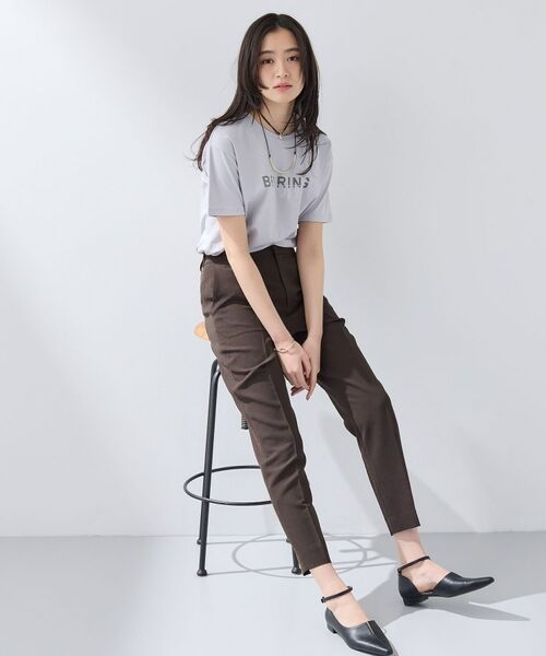 INDIVI / インディヴィ Tシャツ | 【UVケア／選べるグラフィック】スムースジャージグTシャツ | 詳細8