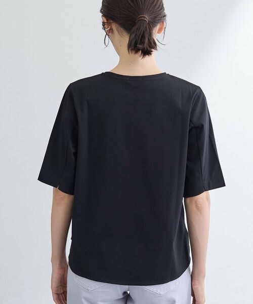 INDIVI / インディヴィ Tシャツ | 【抗菌防臭/消臭】上品光沢コットンTシャツ | 詳細20