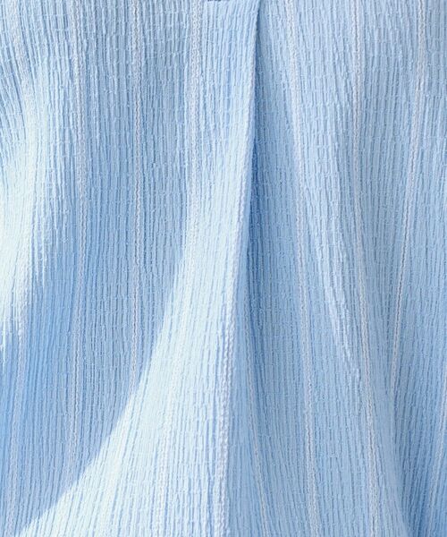 INDIVI / インディヴィ カットソー | 【洗える／着心地楽ちん】ブラウス風ストライプカットソートップス | 詳細13