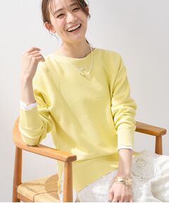 INDIVI / インディヴィ ニット・セーター | 【洗える／キレイ色】体型カバー無縫製ニット