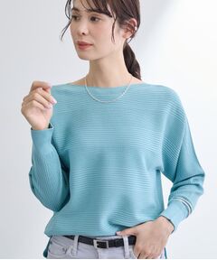 INDIVI / インディヴィ ニット・セーター | 【洗える／キレイ色】体型カバー無縫製ニット