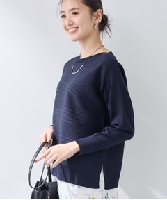 INDIVI / インディヴィ ニット・セーター | 【洗える／キレイ色】体型カバー無縫製ニット