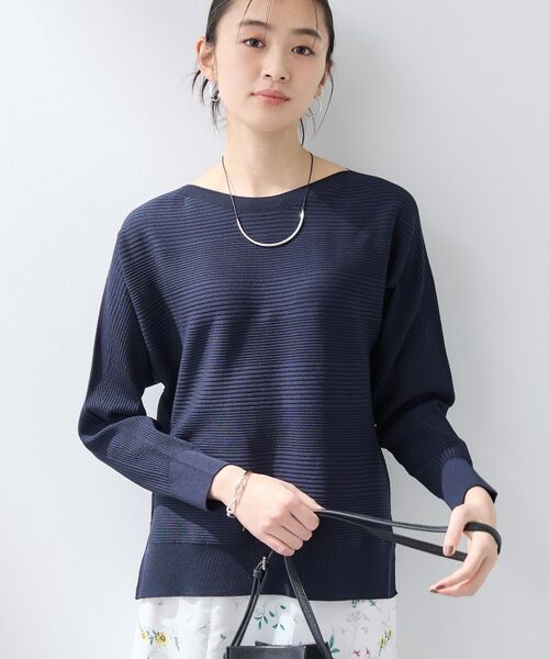 INDIVI / インディヴィ ニット・セーター | 【洗える/キレイ色】体型カバー無縫製ニット | 詳細18