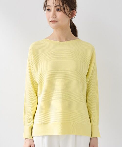 INDIVI / インディヴィ ニット・セーター | 【洗える/キレイ色】体型カバー無縫製ニット | 詳細22