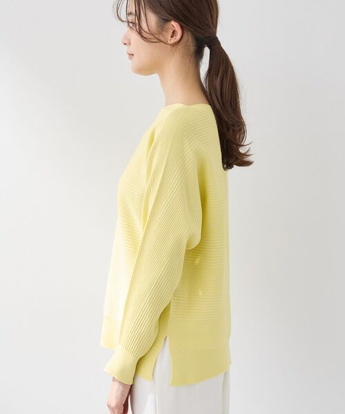 INDIVI / インディヴィ ニット・セーター | 【洗える/キレイ色】体型カバー無縫製ニット | 詳細23