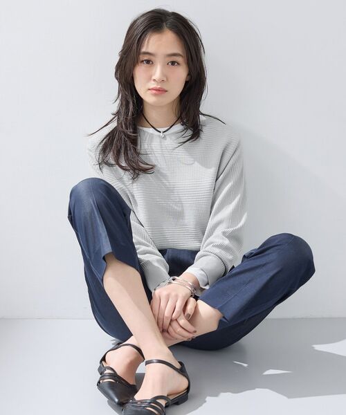 INDIVI / インディヴィ ニット・セーター | 【洗える/キレイ色】体型カバー無縫製ニット | 詳細7