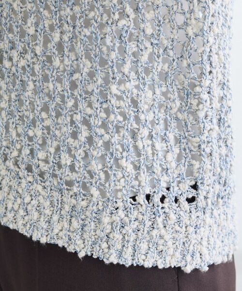 INDIVI / インディヴィ ニット・セーター | 【洗える／ラメ混／5分袖】イタリア糸ファンシーヤーンニット | 詳細19