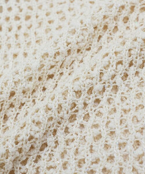 INDIVI / インディヴィ ニット・セーター | 【洗える／ラメ混／5分袖】イタリア糸ファンシーヤーンニット | 詳細9