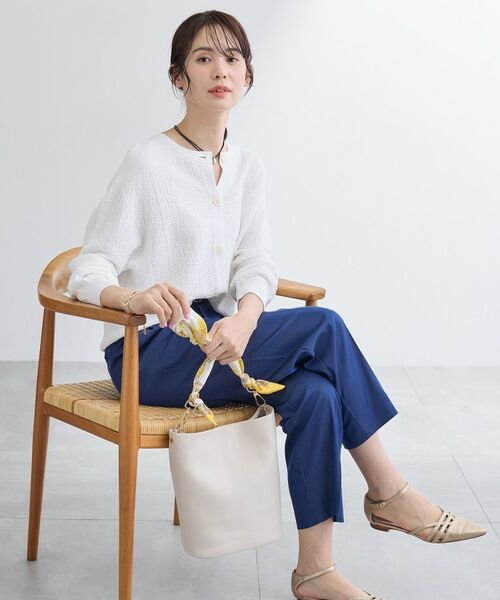 INDIVI / インディヴィ カーディガン・ボレロ | 【前後2WAY／洗える】凹凸編地カーディガンニット | 詳細3