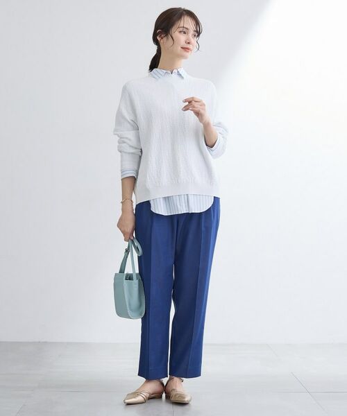 INDIVI / インディヴィ カーディガン・ボレロ | 【前後2WAY／洗える】凹凸編地カーディガンニット | 詳細7