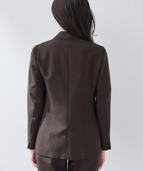 INDIVI / インディヴィ テーラードジャケット | 【洗える/UVケア/麻調】シングルジャケット | 詳細16