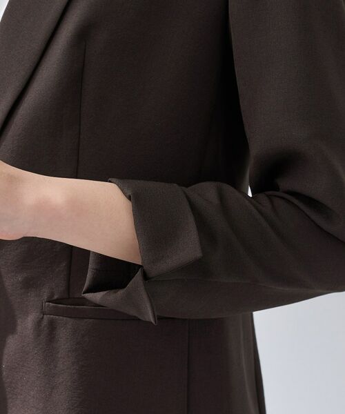 INDIVI / インディヴィ テーラードジャケット | 【洗える/UVケア/麻調】シングルジャケット | 詳細18