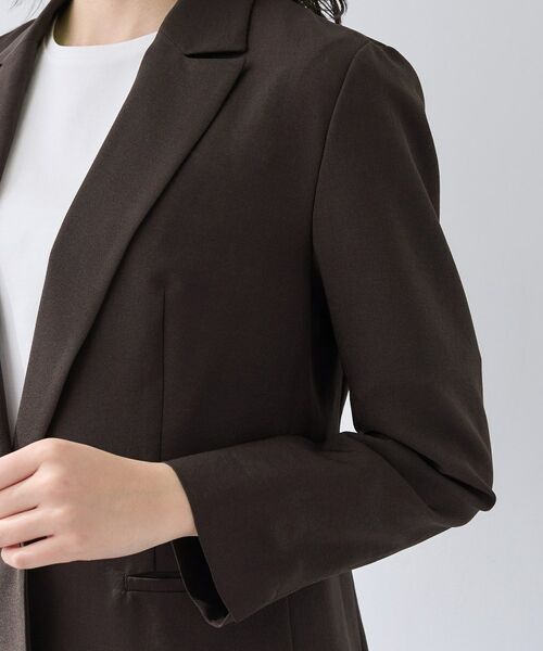INDIVI / インディヴィ テーラードジャケット | 【洗える/UVケア/麻調】シングルジャケット | 詳細19