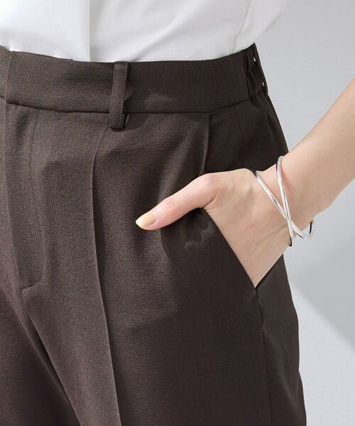 INDIVI / インディヴィ パンツ | 【洗える／UVケア／麻調】テーパードパンツ | 詳細23