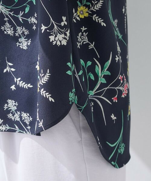 INDIVI / インディヴィ シャツ・ブラウス | 【SETUP可能】モダンフラワー柄キャンディスリーブブラウス | 詳細16