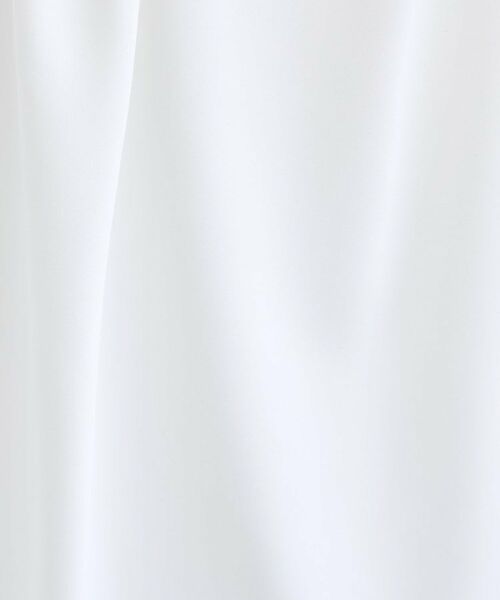 INDIVI / インディヴィ シャツ・ブラウス | 【洗える/UVケア】幾何学柄&無地 タックVネック 半袖ブラウス | 詳細5