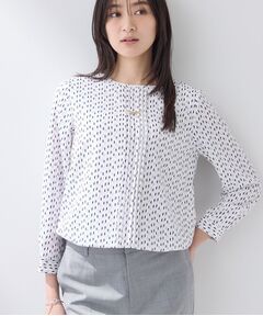 INDIVI / インディヴィ シャツ・ブラウス | 【通勤/セレモニー】タックデザインブラウス
