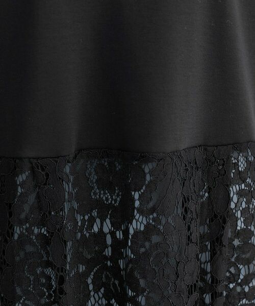 INDIVI / インディヴィ カットソー | 【洗える／レイヤードにおすすめ】レース切り替えカットソー | 詳細9