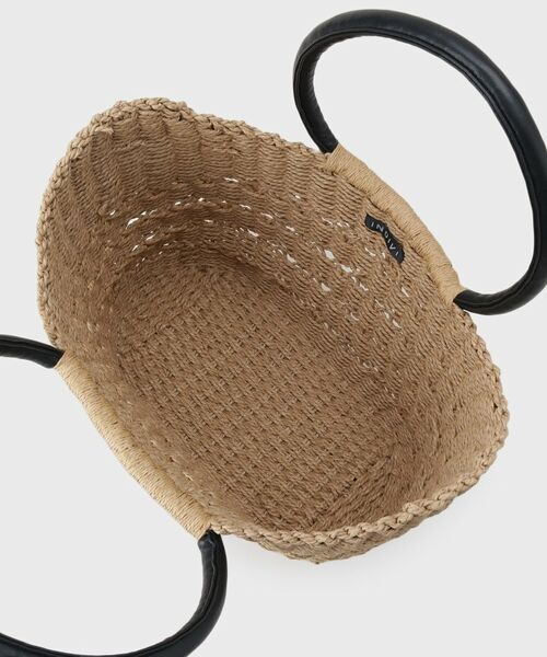 INDIVI / インディヴィ トートバッグ | 【透かし編み】ペーパーヤーン バスケットバッグ | 詳細10