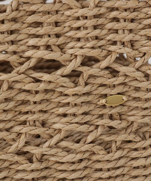 INDIVI / インディヴィ トートバッグ | 【透かし編み】ペーパーヤーン バスケットバッグ | 詳細13