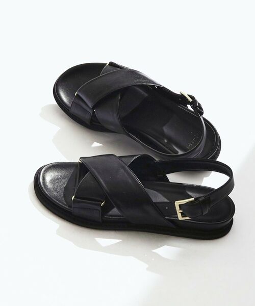 INDIVI / インディヴィ サンダル | 【合皮】クロスデザインサンダル | 詳細8