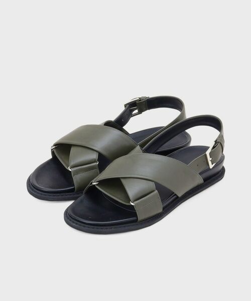INDIVI / インディヴィ サンダル | 【合皮】クロスデザインサンダル | 詳細9