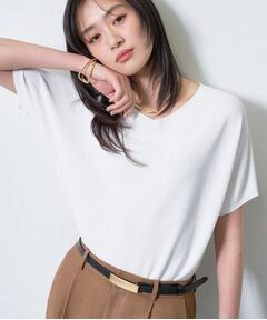 INDIVI / インディヴィ ニット・セーター | 【洗える】ガーター編みVネックニットT