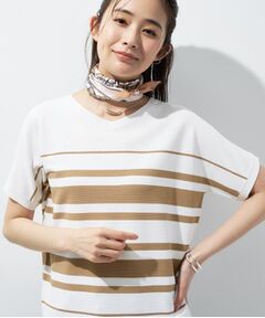 INDIVI / インディヴィ ニット・セーター | 【洗える】ガーター編みVネックニットT