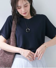 INDIVI / インディヴィ ニット・セーター | 【洗える】ガーター編みVネックニットT