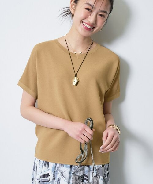 INDIVI / インディヴィ ニット・セーター | 【洗える】ガーター編みVネックニットT | 詳細10