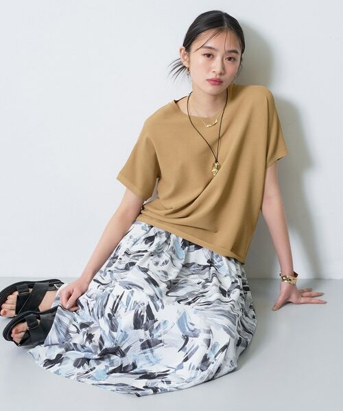 INDIVI / インディヴィ ニット・セーター | 【洗える】ガーター編みVネックニットT | 詳細11