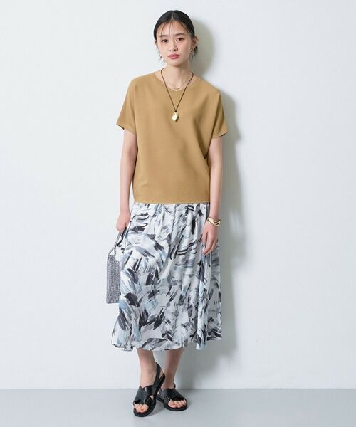 INDIVI / インディヴィ ニット・セーター | 【洗える】ガーター編みVネックニットT | 詳細12