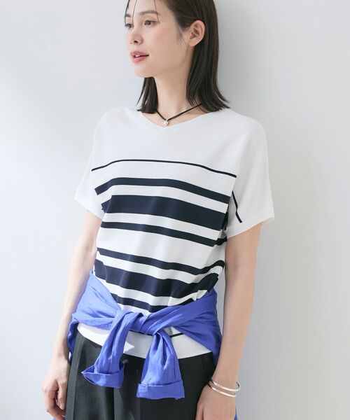 INDIVI / インディヴィ ニット・セーター | 【洗える】ガーター編みVネックニットT | 詳細26