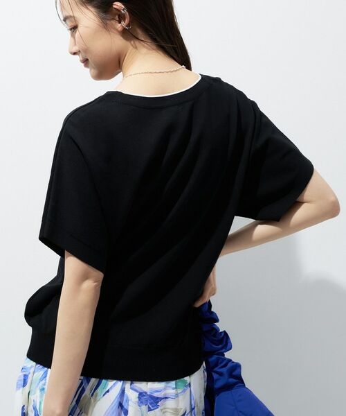 INDIVI / インディヴィ ニット・セーター | 【洗える／コットン】ドライタッチさらりニットT | 詳細15