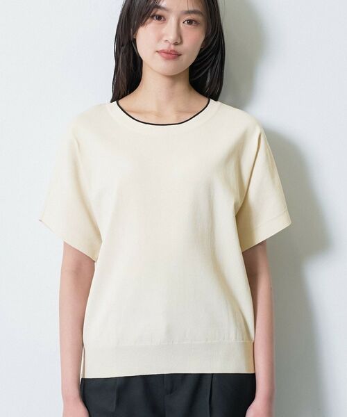INDIVI / インディヴィ ニット・セーター | 【洗える／コットン】ドライタッチさらりニットT | 詳細22