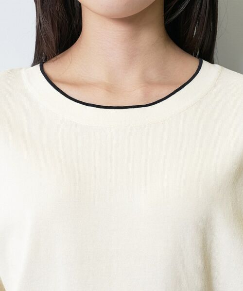 INDIVI / インディヴィ ニット・セーター | 【洗える／コットン】ドライタッチさらりニットT | 詳細25