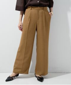 INDIVI / インディヴィ パンツ | 【洗える／メッシュ素材／SETUP可能】ワイドパンツ