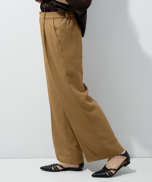 INDIVI / インディヴィ パンツ | 【洗える／メッシュ素材／SETUP可能】ワイドパンツ | 詳細6