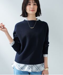 INDIVI / インディヴィ ニット・セーター | 【洗える／無縫製】リラックスシルエットニット