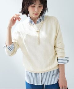 INDIVI / インディヴィ ニット・セーター | 【洗える／無縫製】ジャカード編みニット