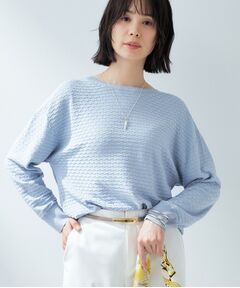 INDIVI / インディヴィ ニット・セーター | 【洗える／無縫製】ジャカード編みニット