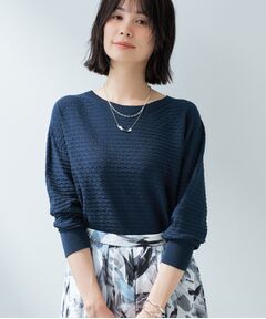INDIVI / インディヴィ ニット・セーター | 【洗える／無縫製】ジャカード編みニット