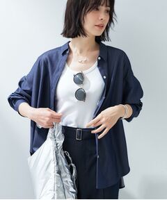 INDIVI / インディヴィ シャツ・ブラウス | 【洗える】デニムライクシャツ