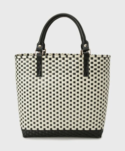 INDIVI / インディヴィ トートバッグ | 【配色デザイン】メルカド編みスクエアバッグ | 詳細6